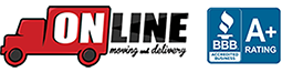 Online Moving and Delivery Logo